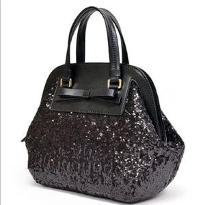 EUC Kate Spade Sequined Black Bag